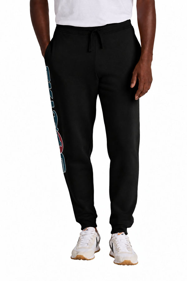 Tog's Joggers / Sweats in Black, front on model