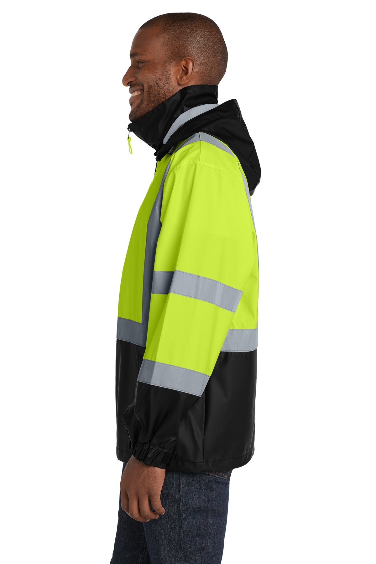 CornerStone® ANSI 107 Class 3 Safety Windbreaker - Custom Design