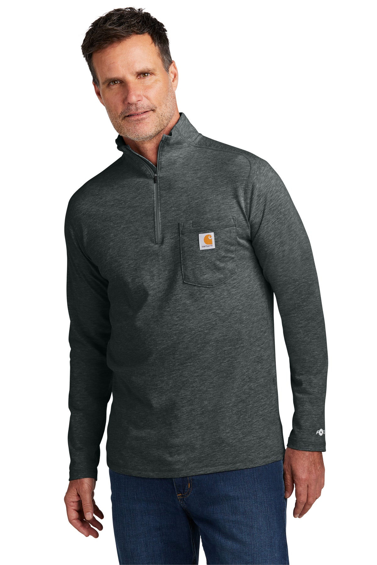 Carhartt Force® 1/4-Zip Long Sleeve T-Shirt - Custom Design