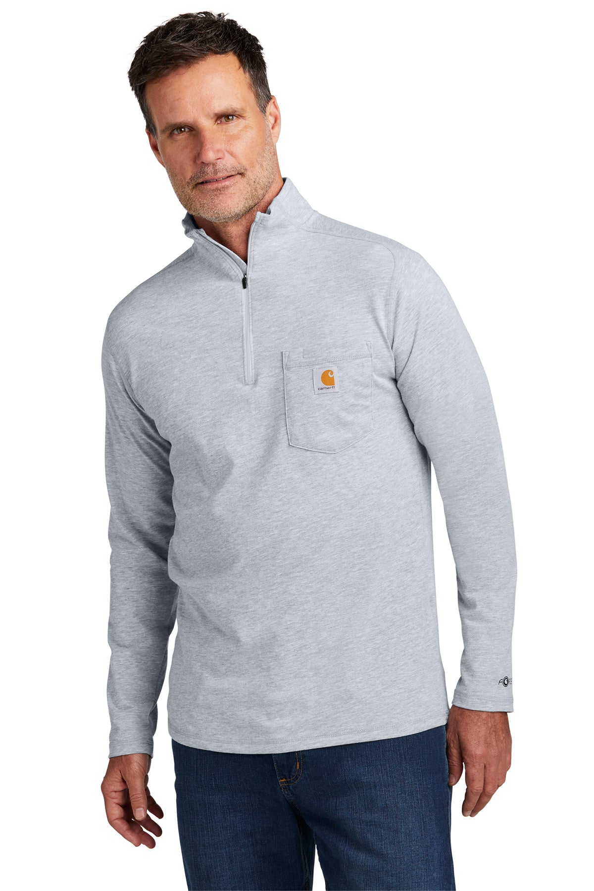 Carhartt Force® 1/4-Zip Long Sleeve T-Shirt - Custom Design