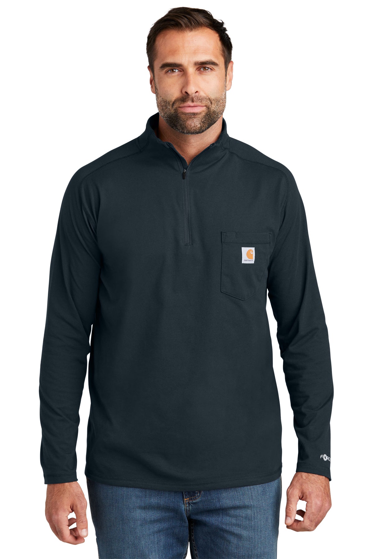 Carhartt Force® 1/4-Zip Long Sleeve T-Shirt - Custom Design