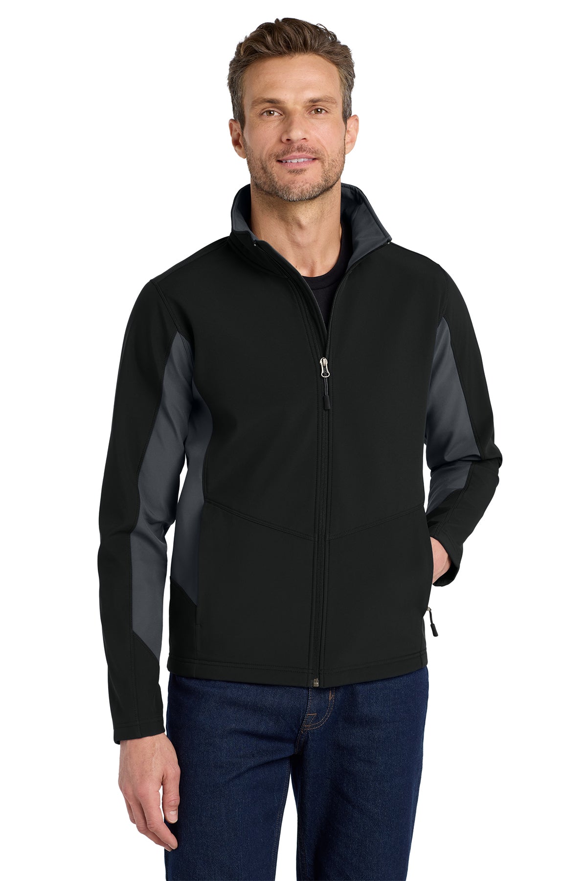 Port Authority® Core Colorblock Soft Shell Jacket - Patriot Prints Edition