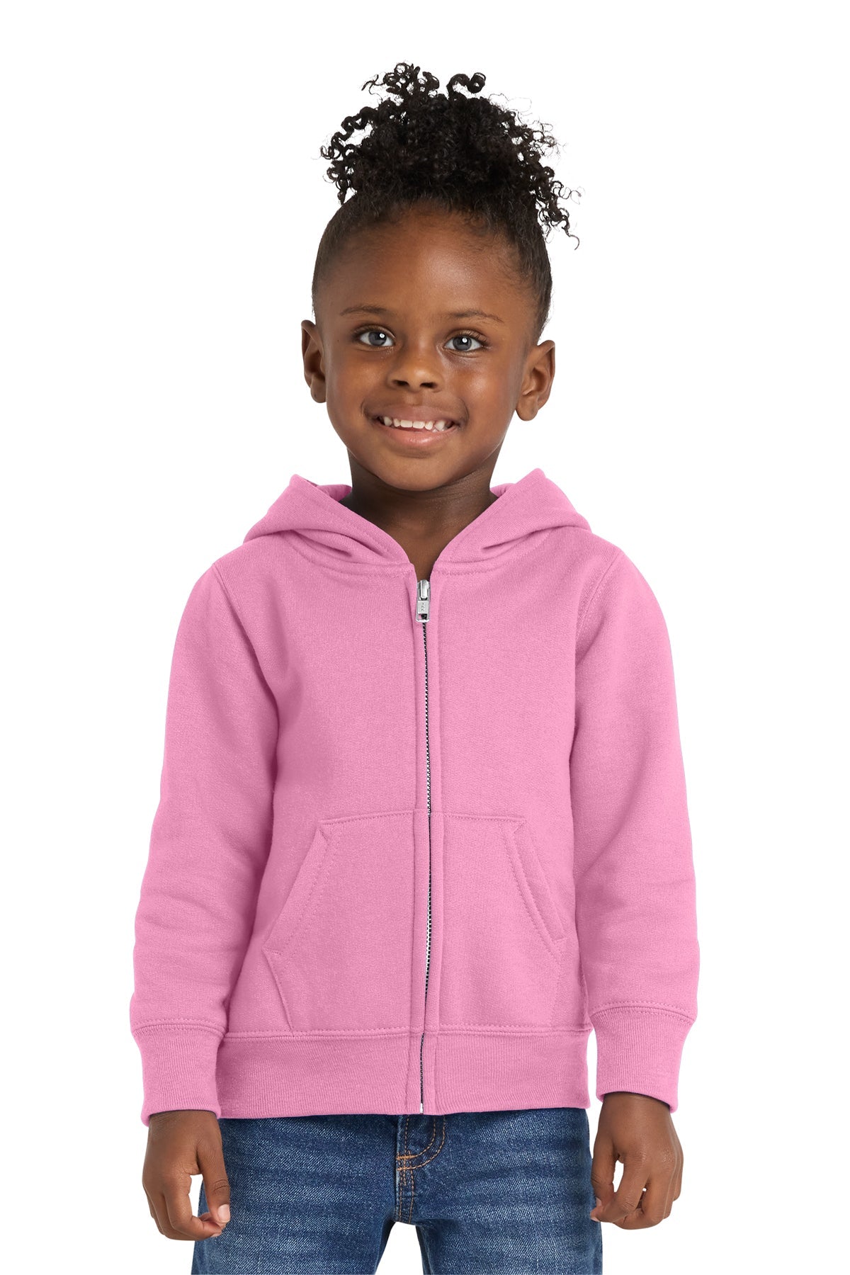 Port & Co™ Toddler Core Fleece Full-Zip Hooded Sweatshirt - Patriot Prints Edition