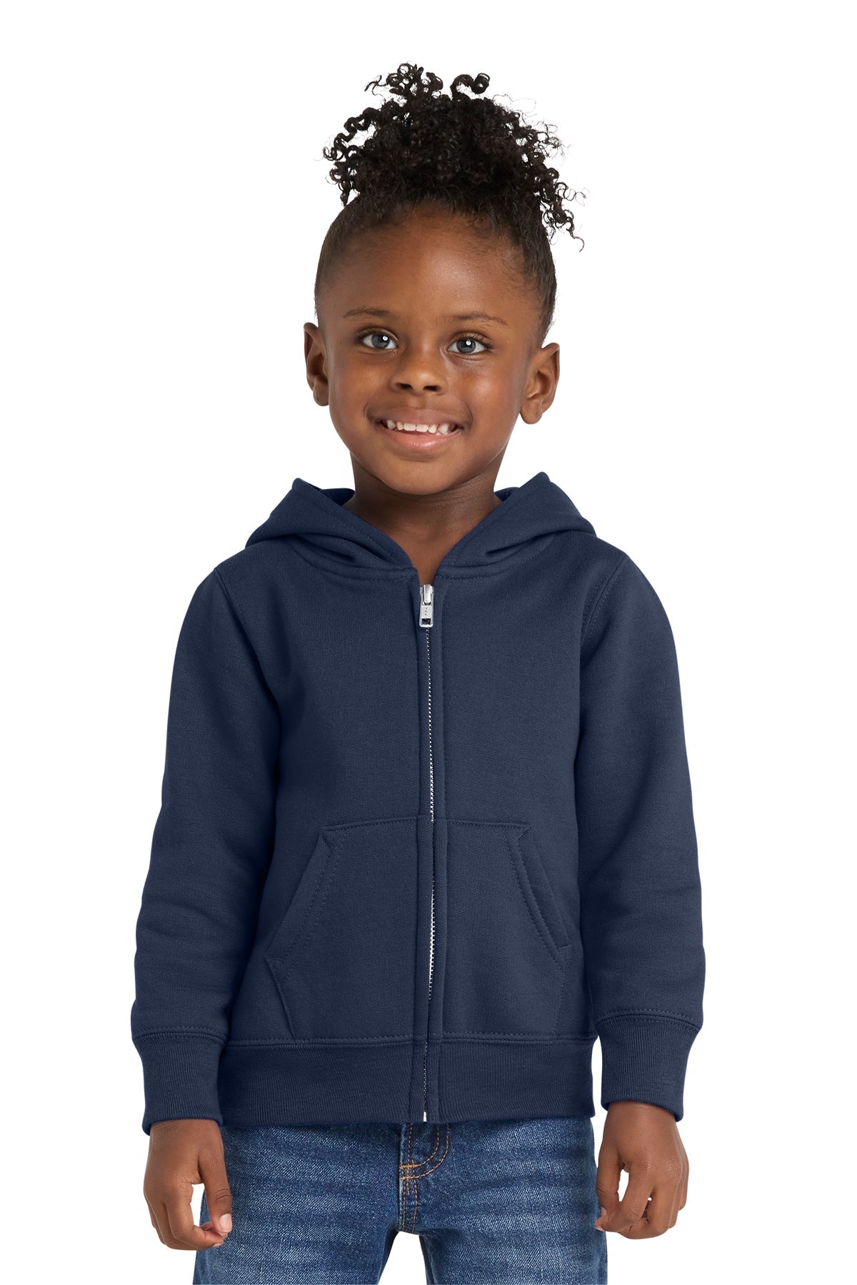Port & Co™ Toddler Core Fleece Full-Zip Hooded Sweatshirt - Patriot Prints Edition