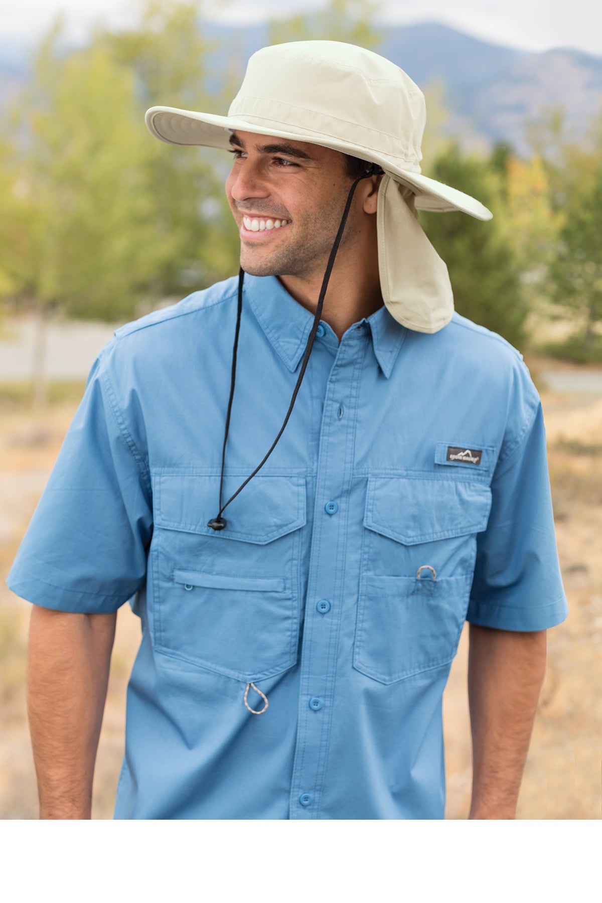 Port Authority® Outdoor Wide-Brim Hat - Patriot Prints Edition