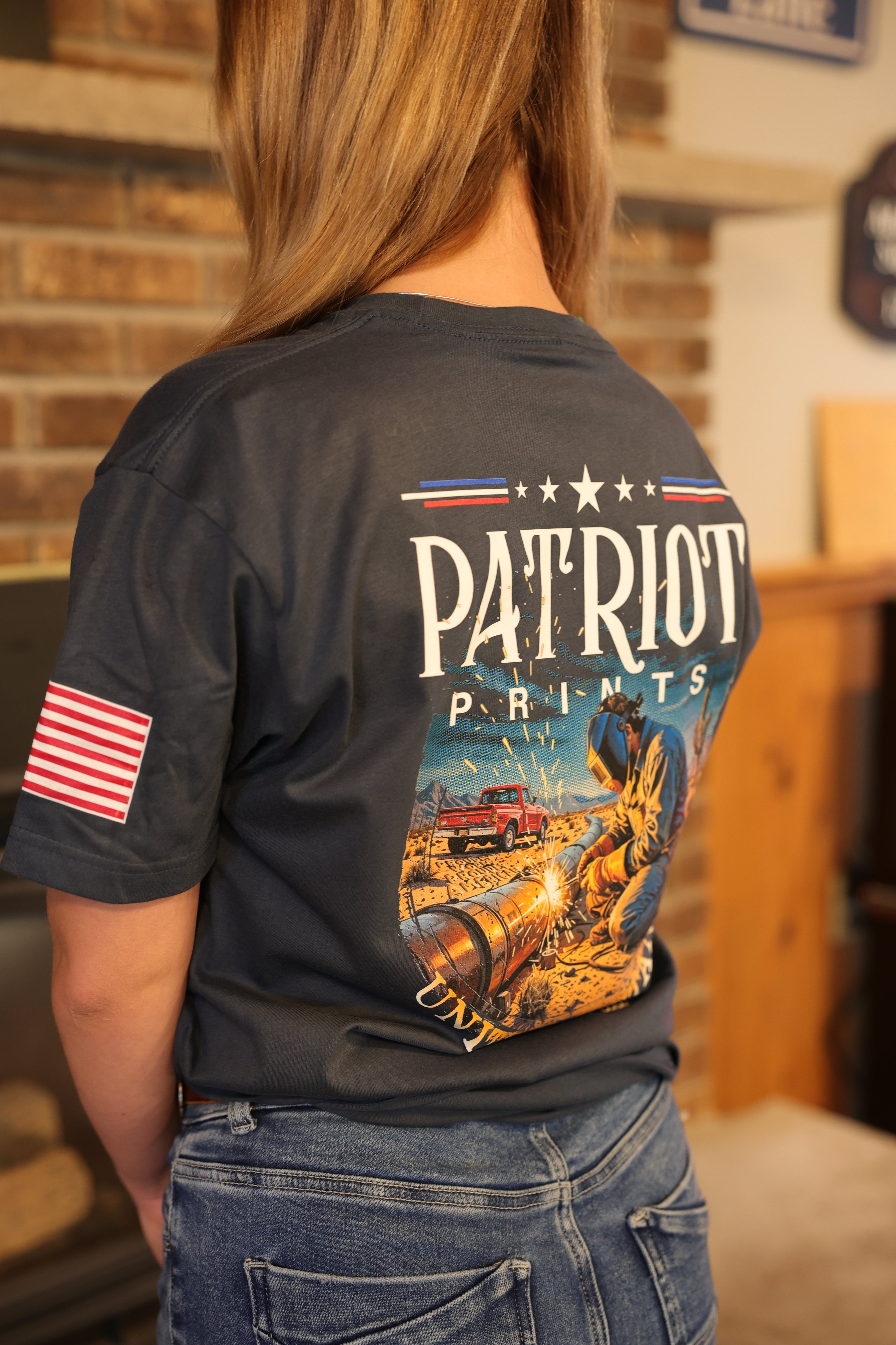 The Welder Tee – Patriot Prints Welder Tribute