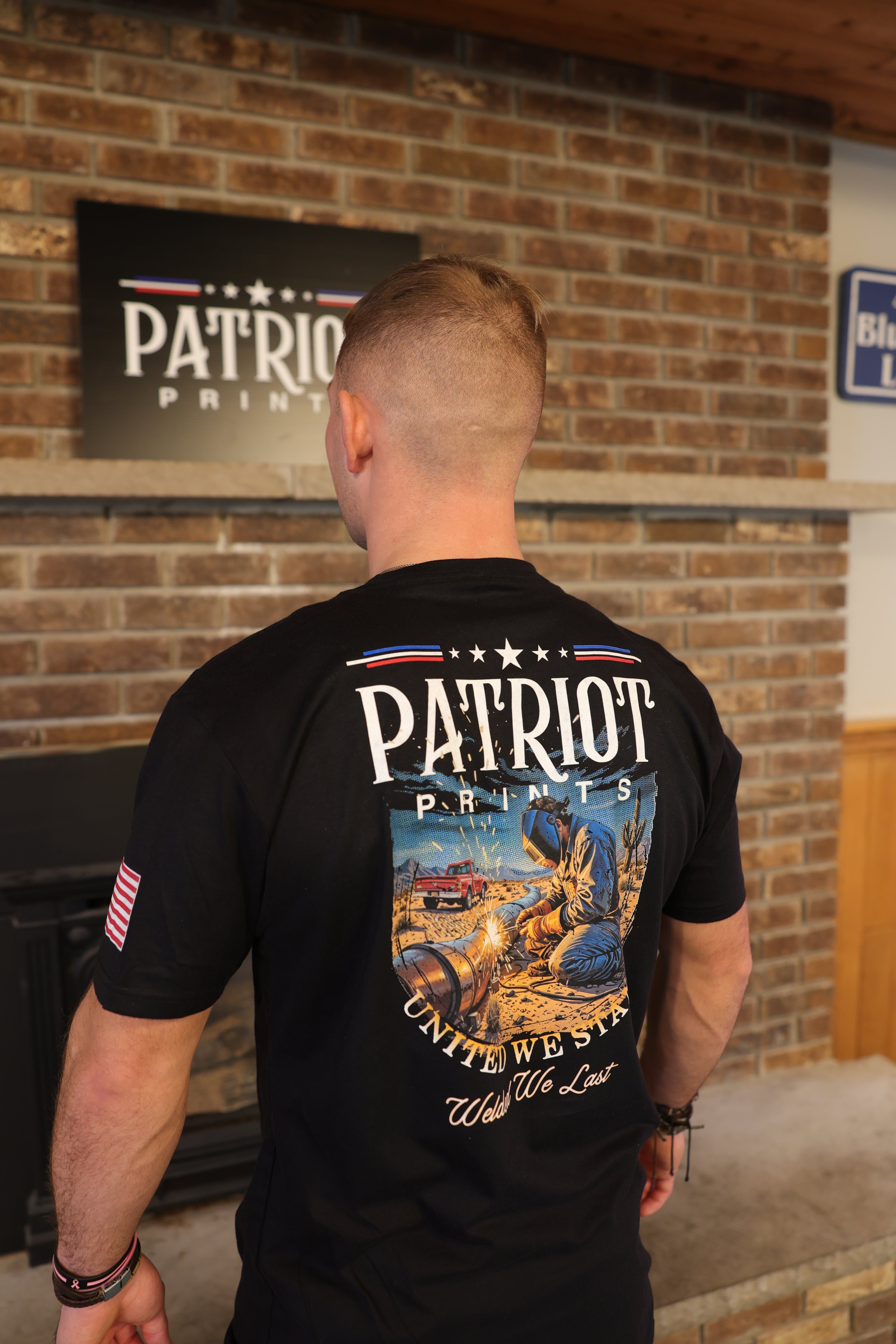 The Welder Tee – Patriot Prints Welder Tribute