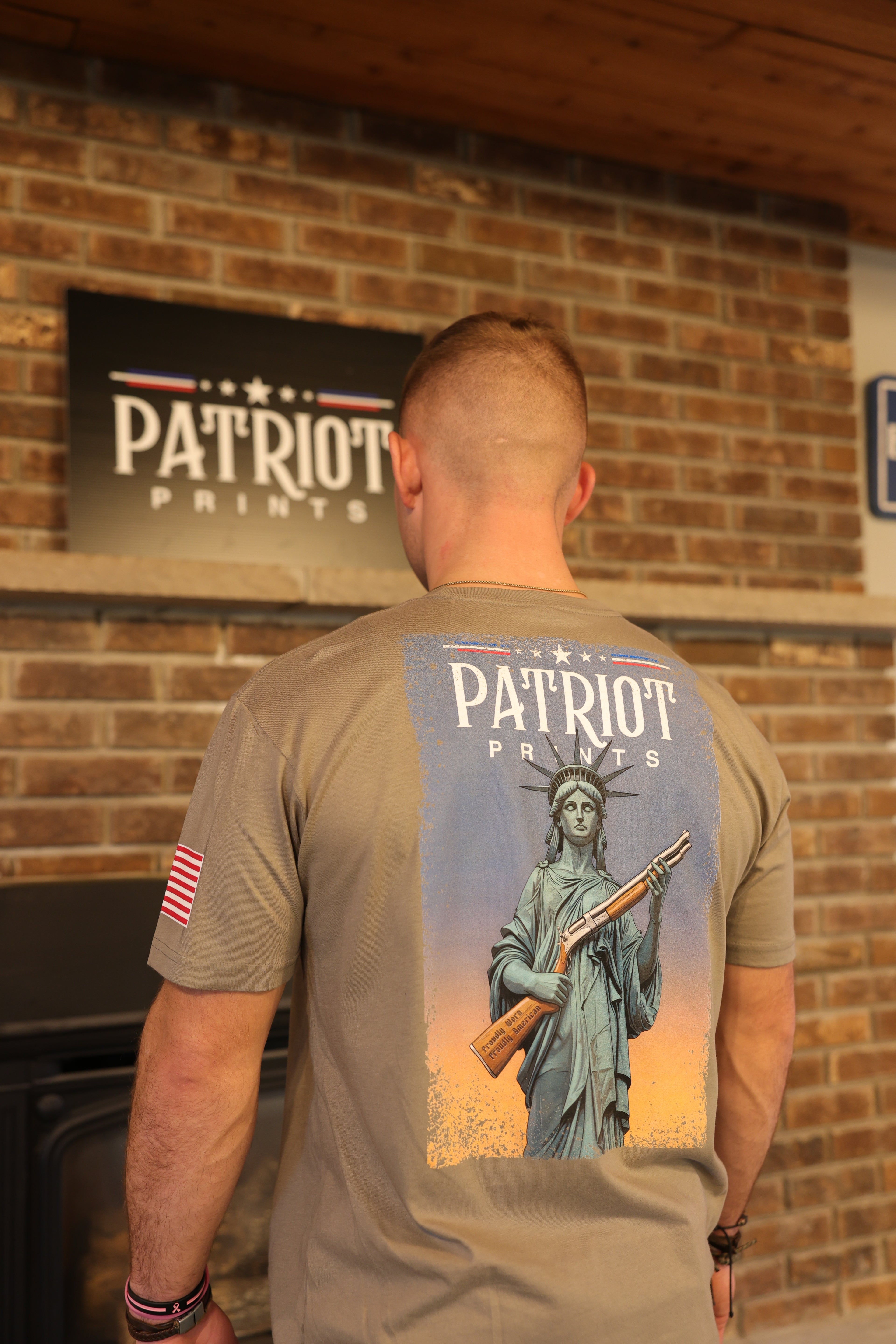 Lady Liberty Tee Shirt – Patriot Prints Lady Liberty