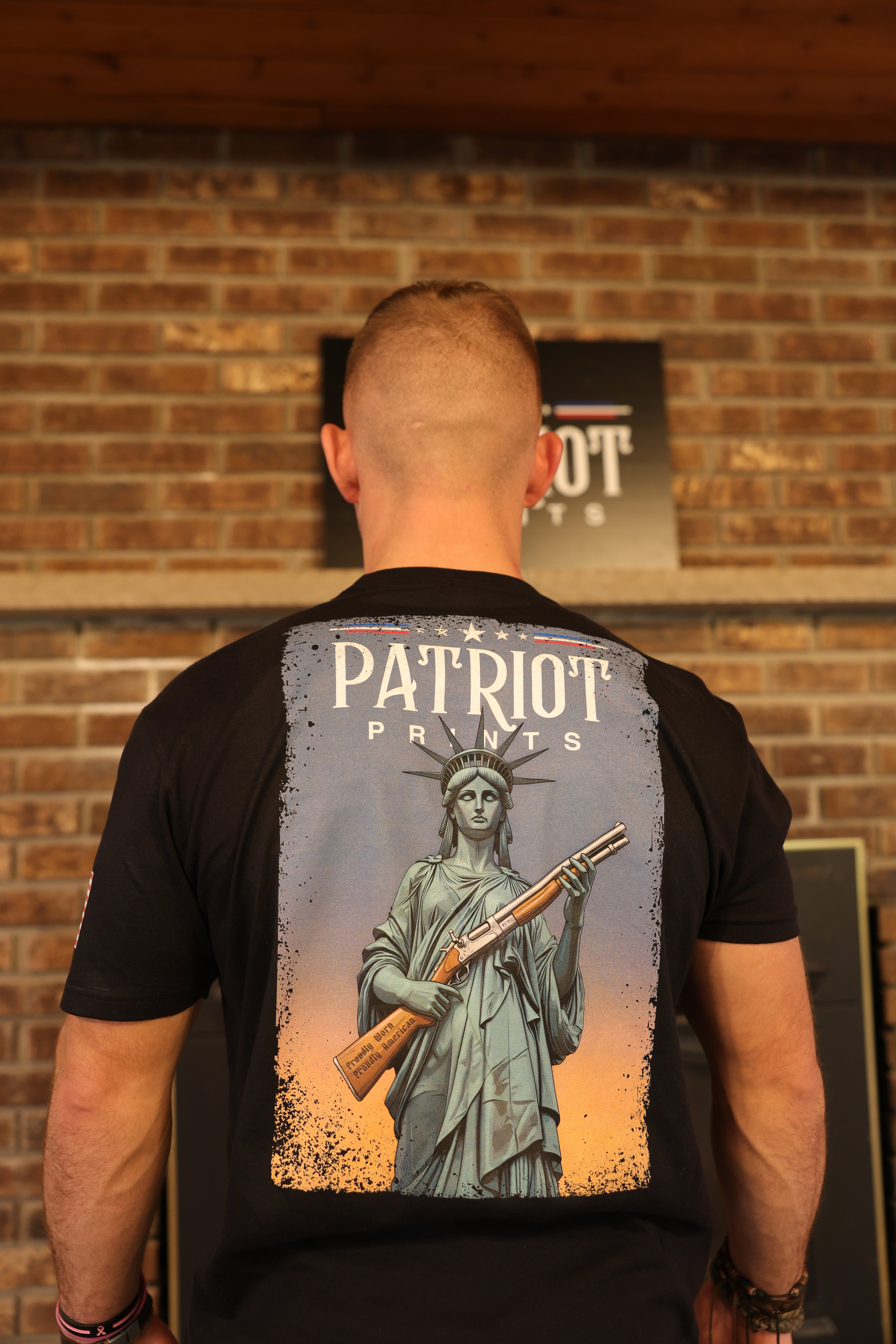 Lady Liberty Tee Shirt – Patriot Prints Lady Liberty