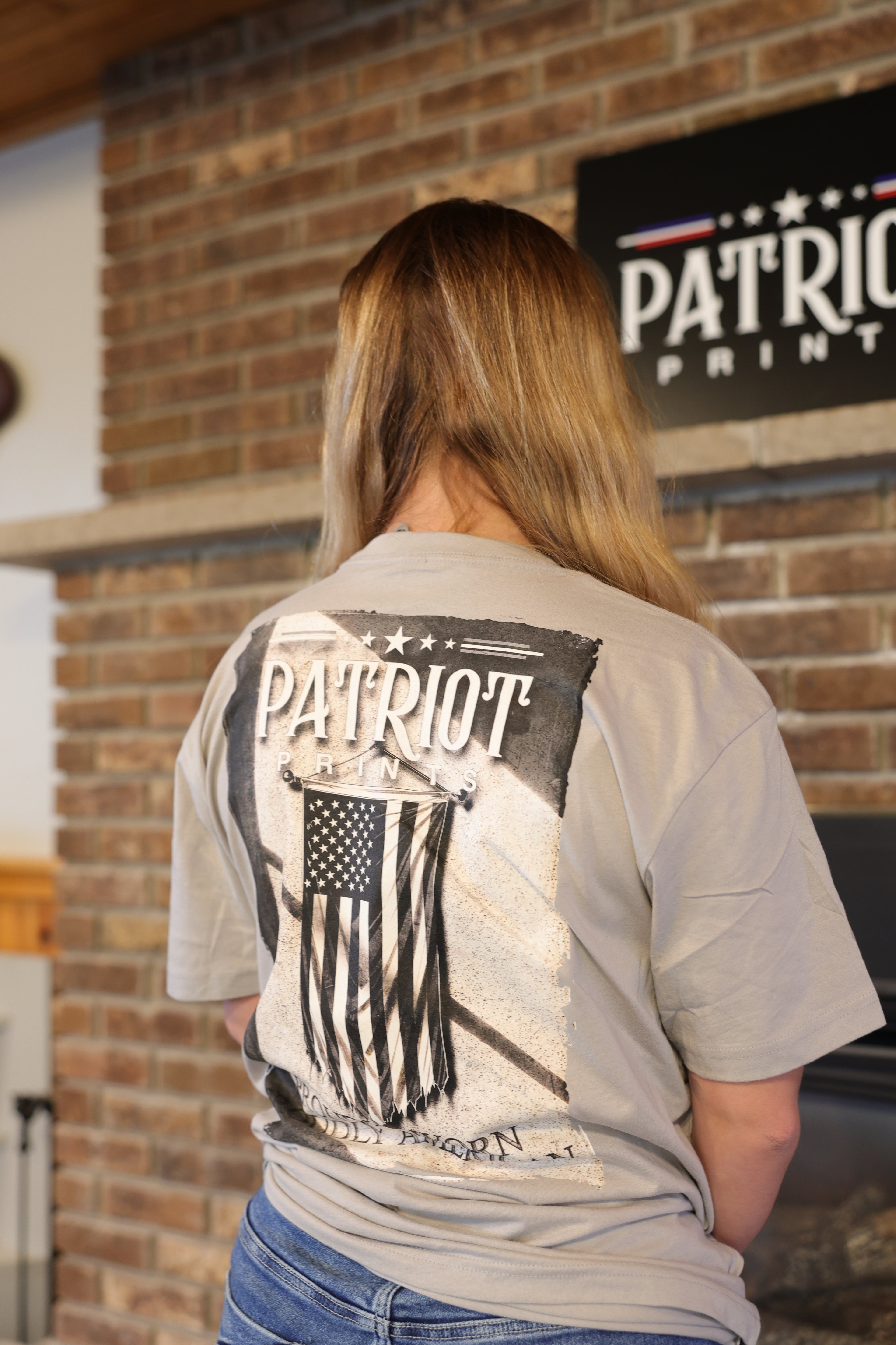 Black & White American Flag – Patriot Prints Classic