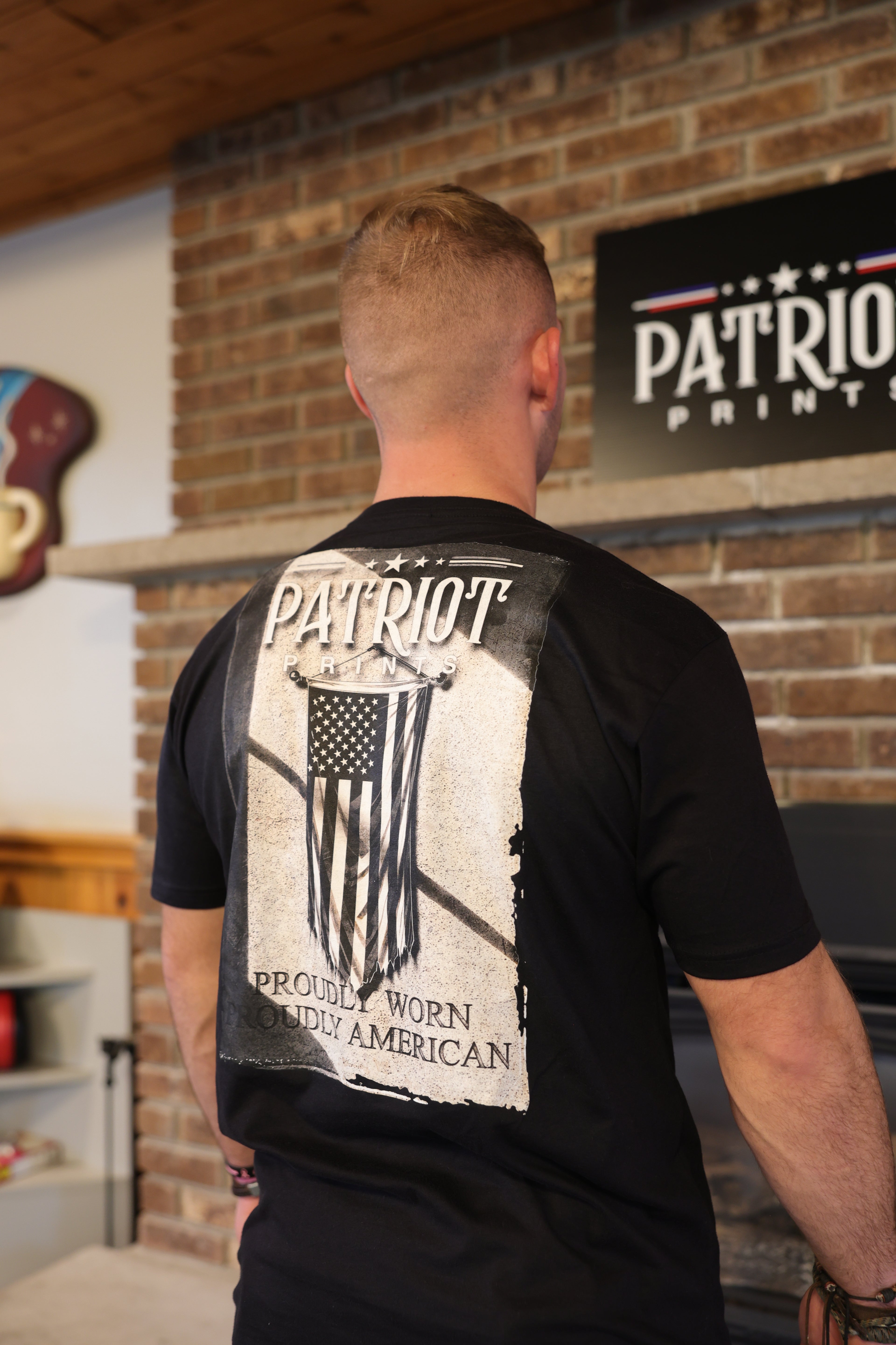 Black & White American Flag – Patriot Prints Classic