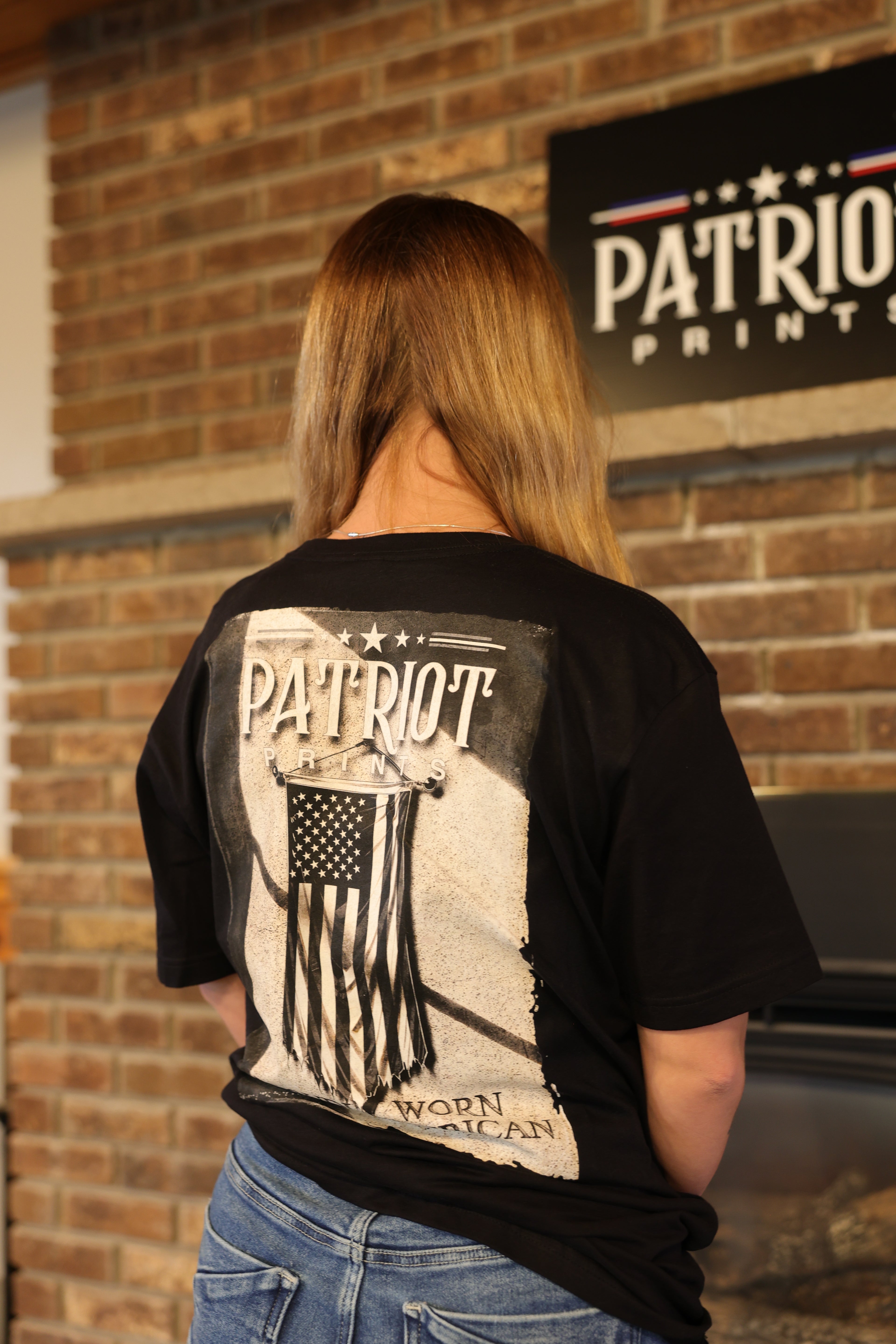 Black & White American Flag – Patriot Prints Classic