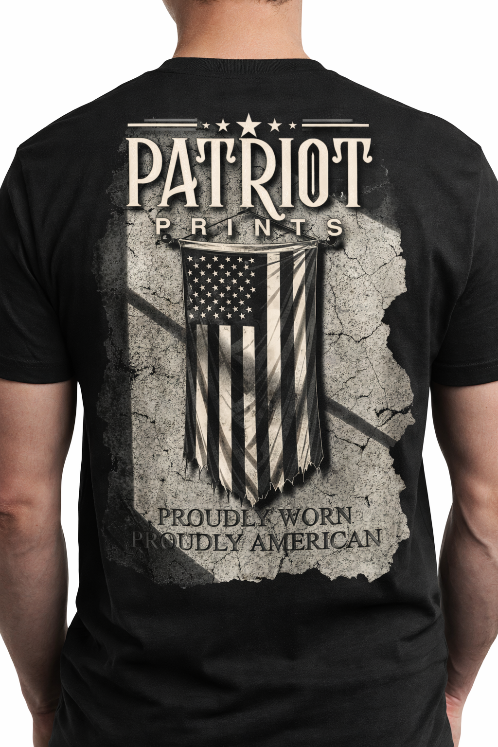 Black & White American Flag – Patriot Prints Classic