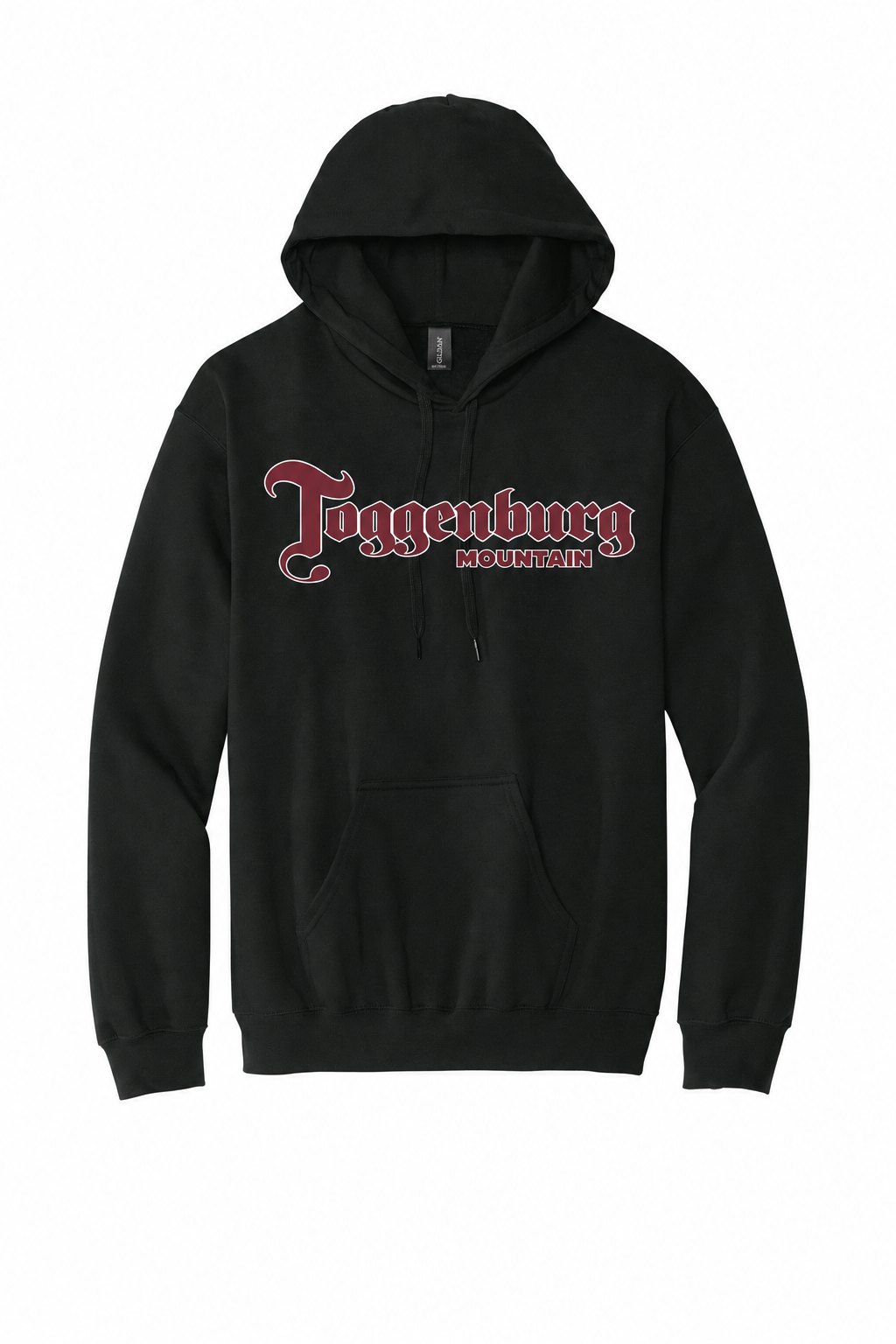 Tog's Classic Hoodie in Black, front