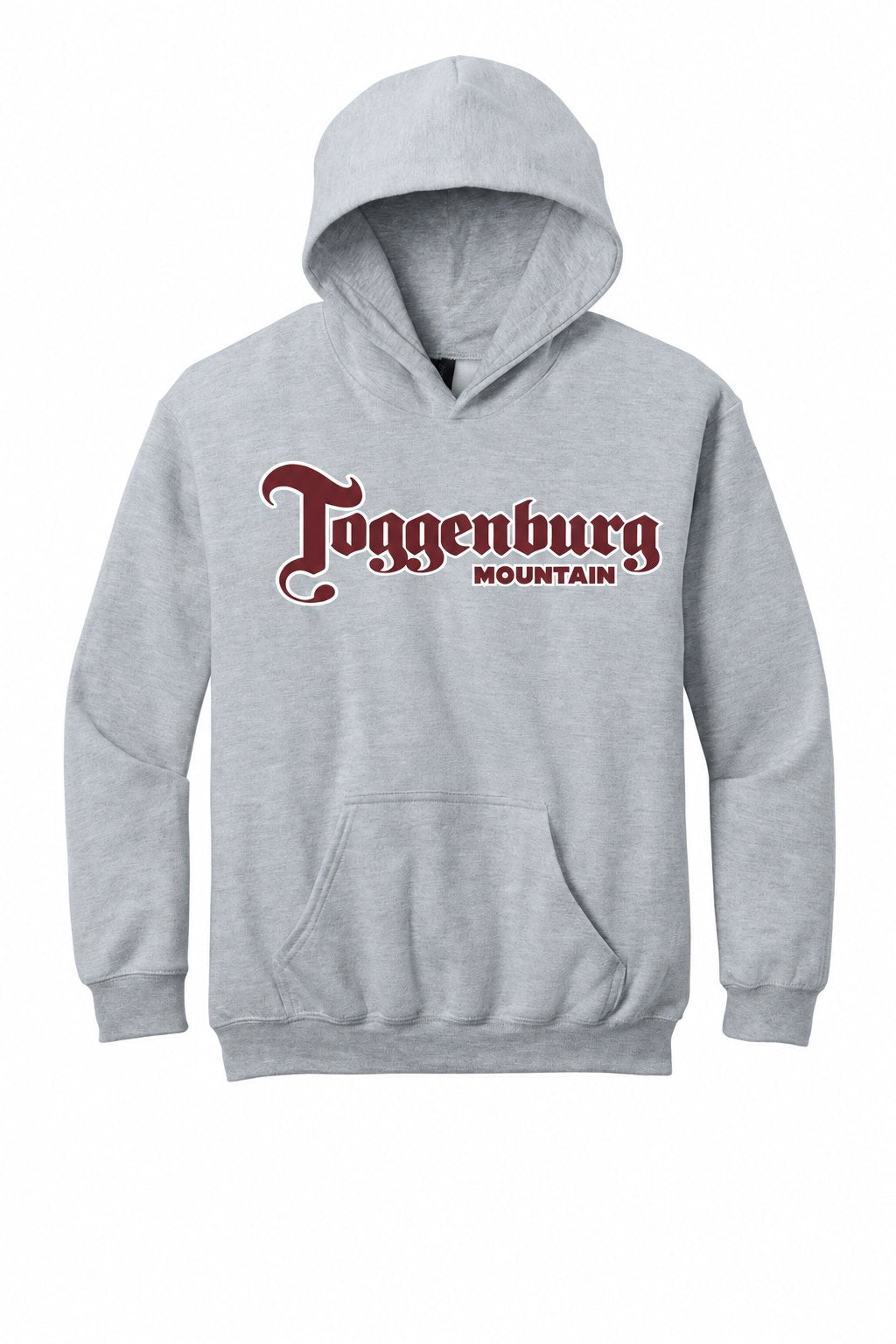 Tog's Classic Hoodie (Youth) in Ring Spun Sport Grey, front