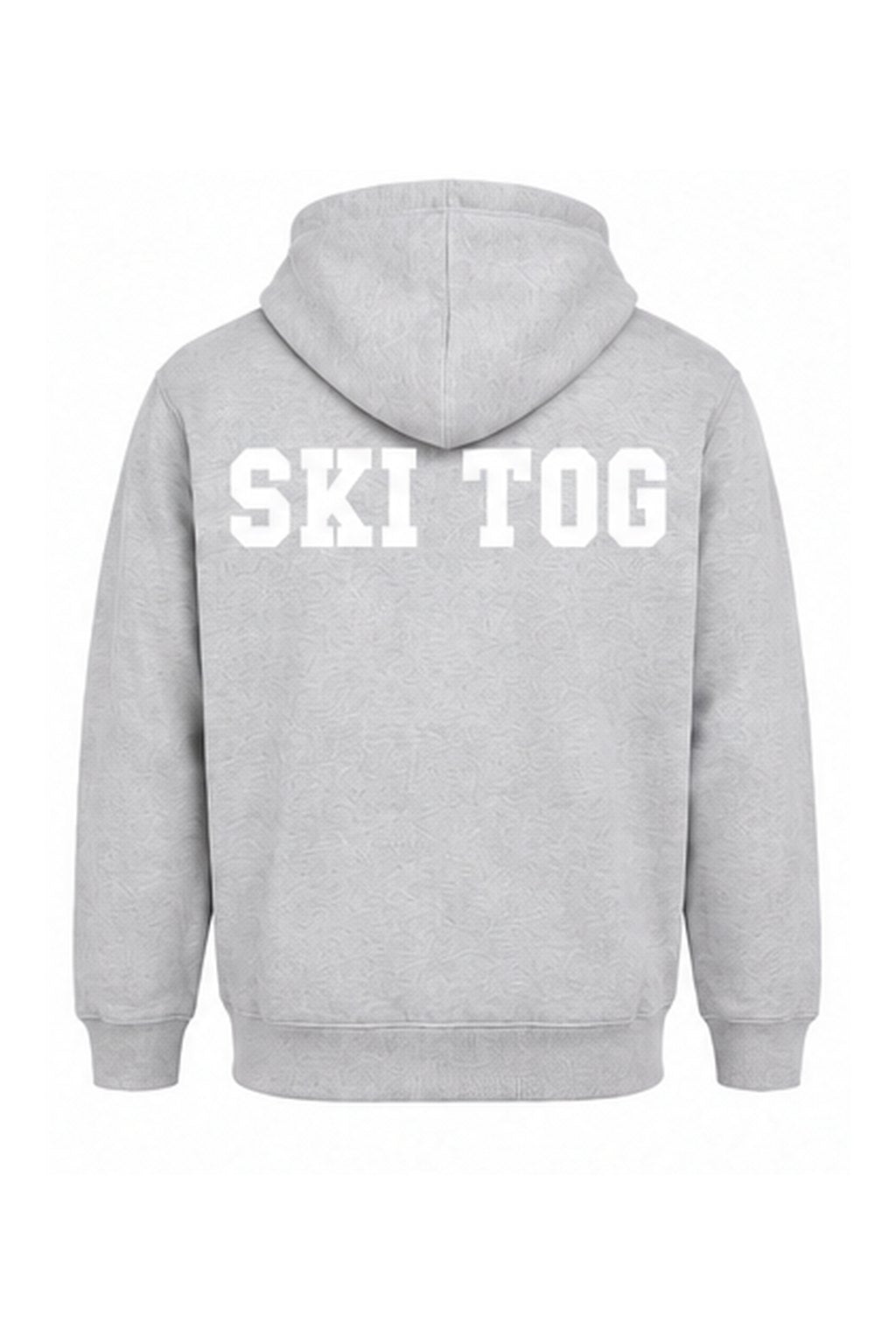 Tog's Racer Hoodie in Ash Grey, back