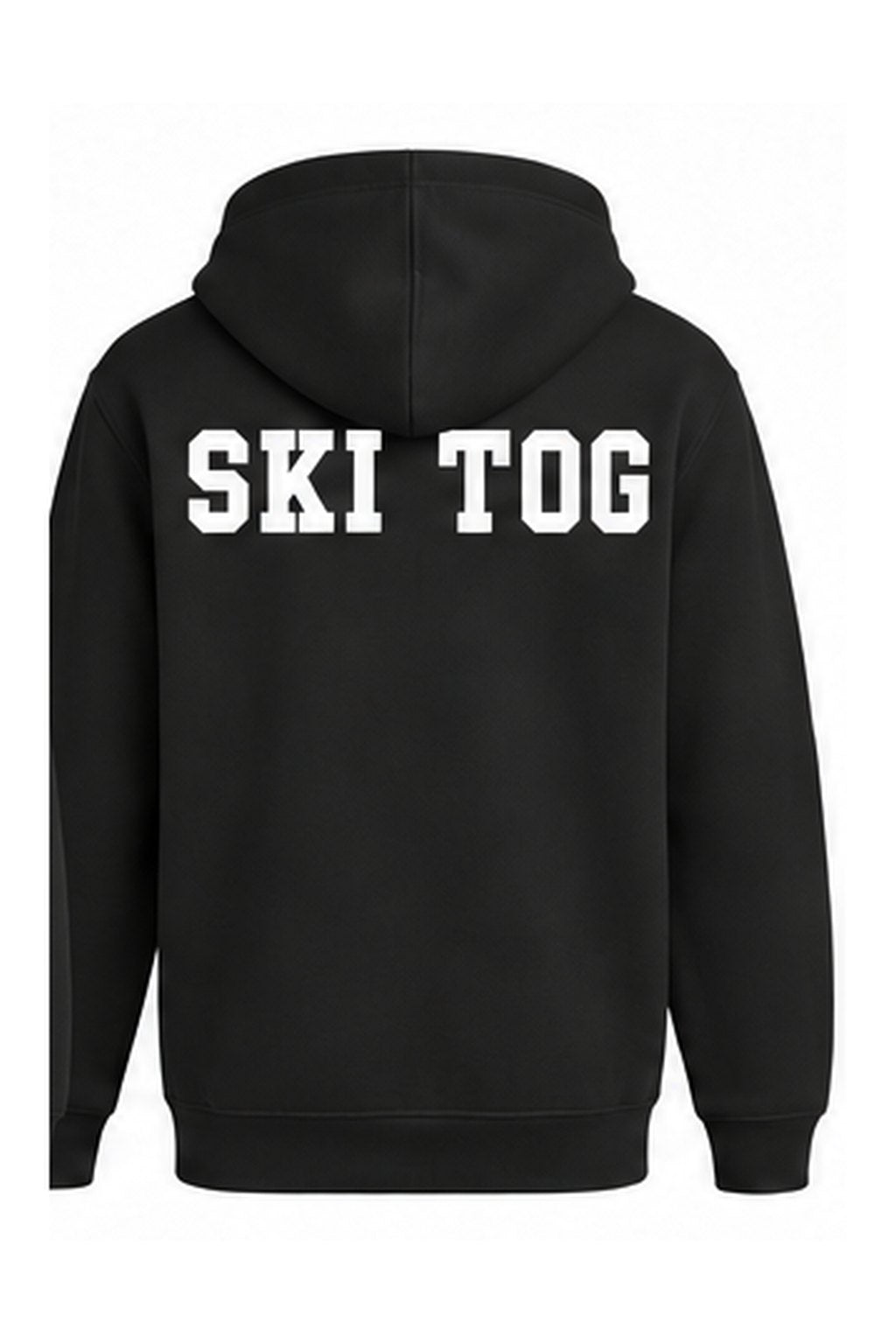 Tog's Racer Hoodie (Youth) in Black, back