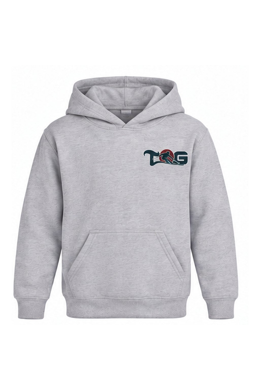 Tog's Racer Hoodie (Youth) in Ring Spun Sport Grey, front