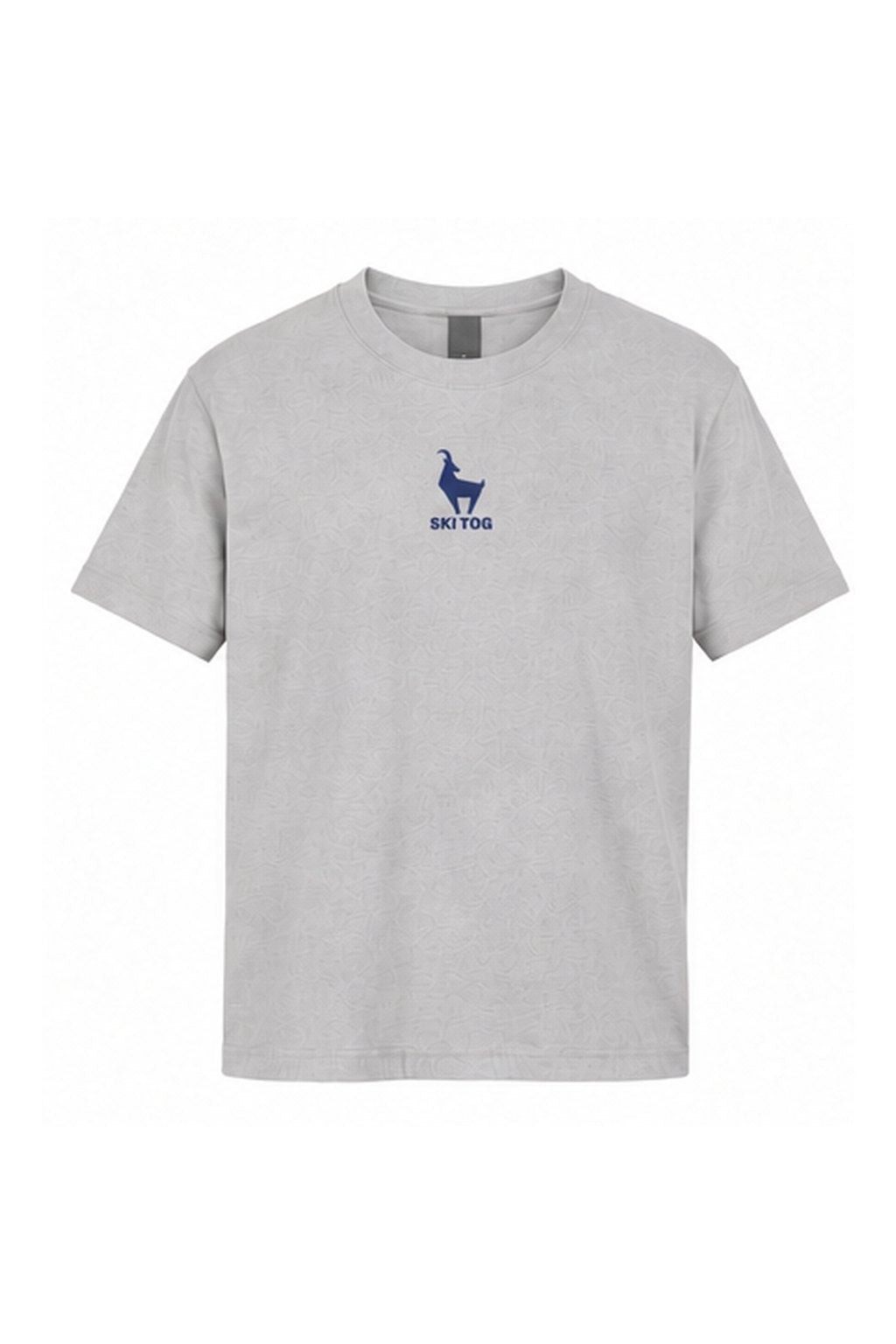 Tog's Retro Tee in Light Gray, front