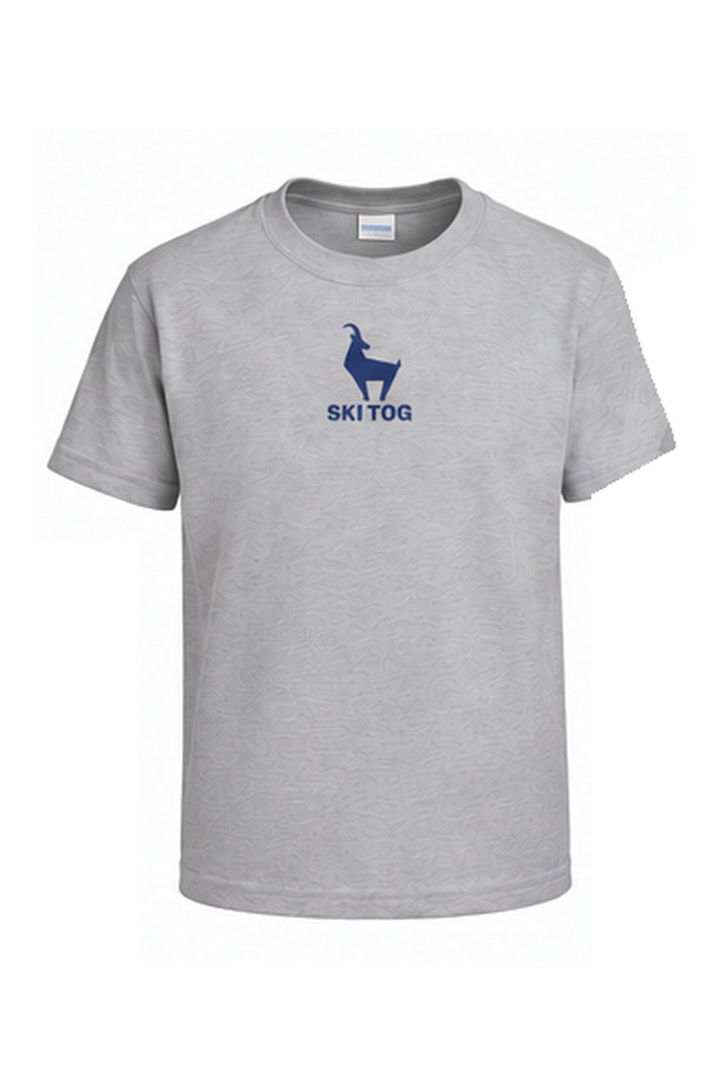 Tog's Retro Tee (Youth) in Light Gray, front