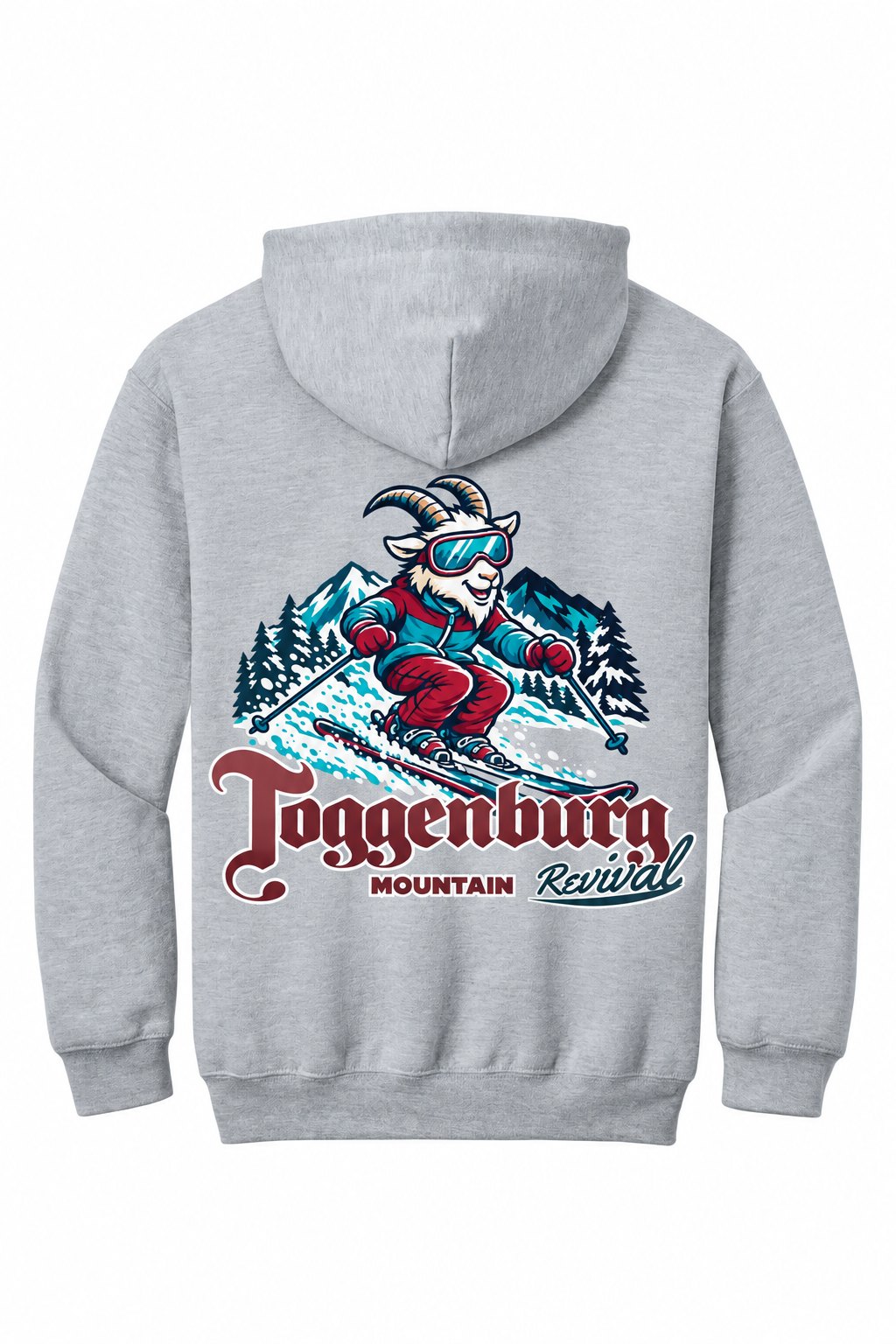 Tog's Revival Hoodie (Youth) in Ring Spun Sport Grey, back