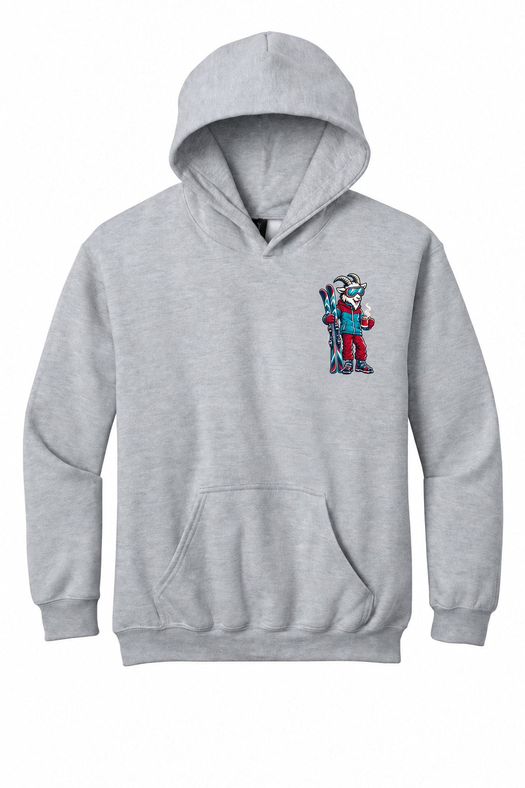 Tog's Revival Hoodie (Youth) in Ring Spun Sport Grey, front
