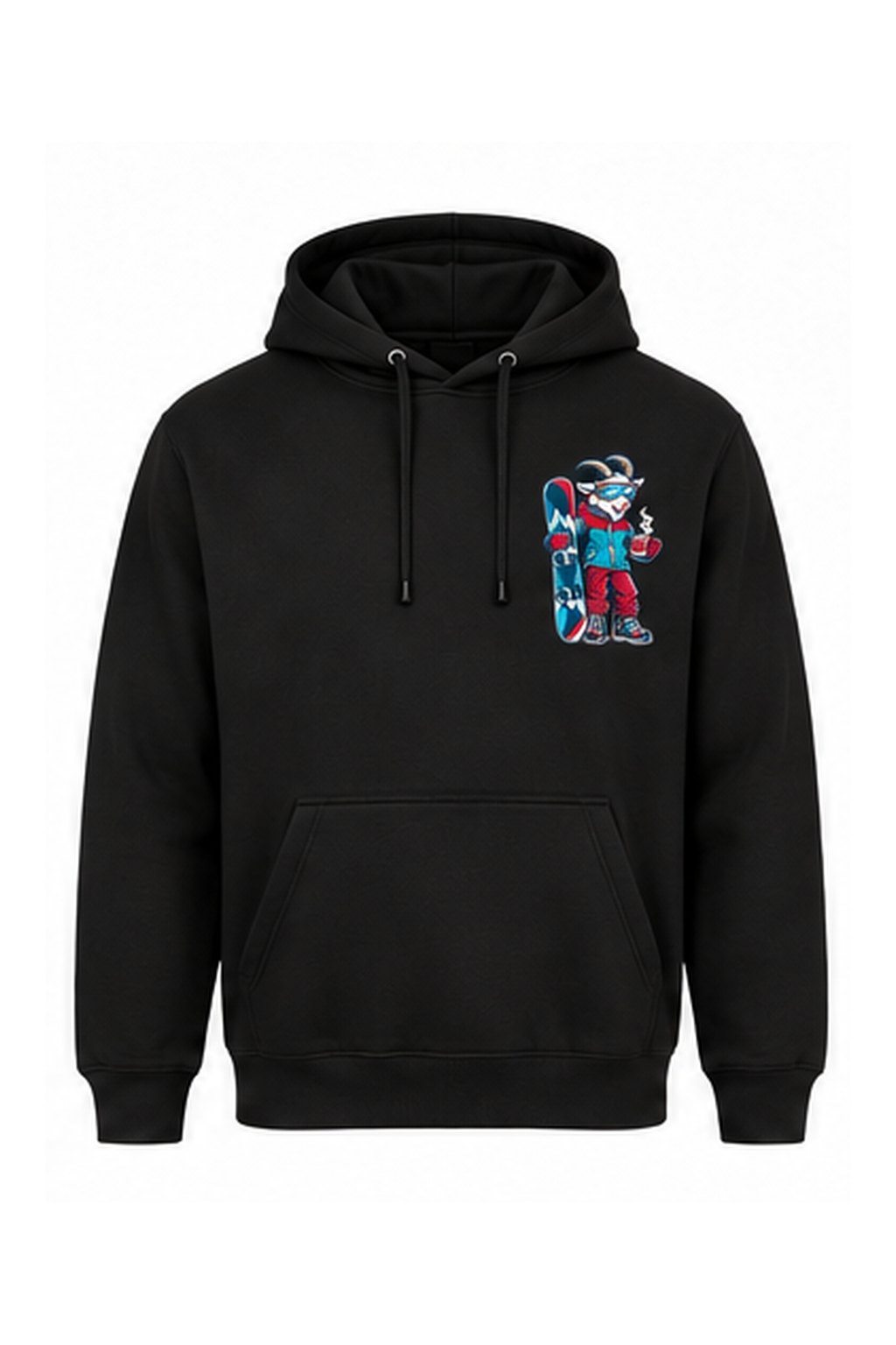 Tog's Revival Snowboard Hoodie in Black, front