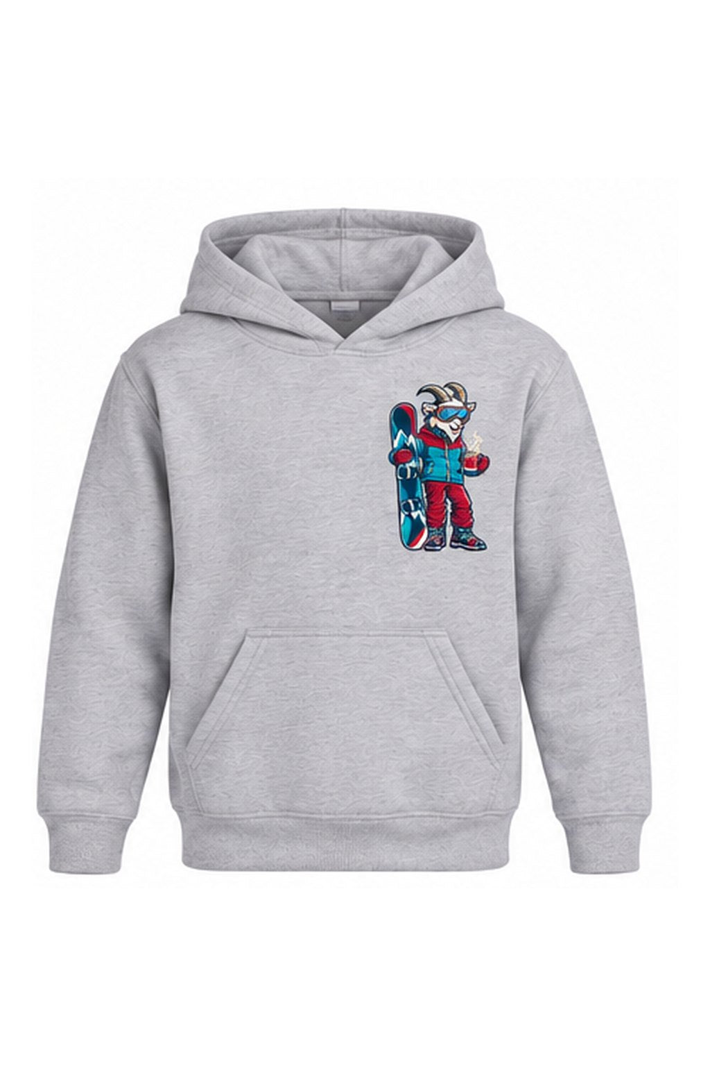 Tog's Revival Snowboard Hoodie (Youth) in Ring Spun Sport Grey, front