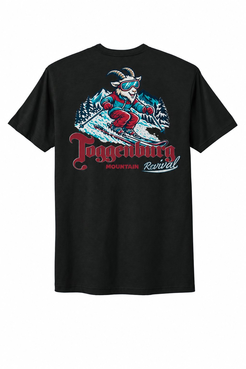 Tog's Revival Tee in Black, back