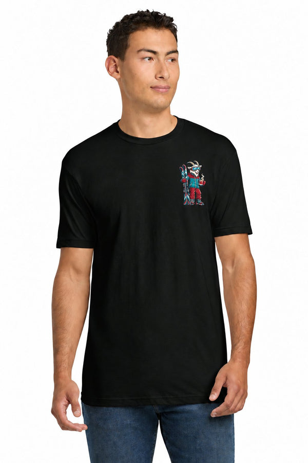 Tog's Revival Tee in Black, front on model