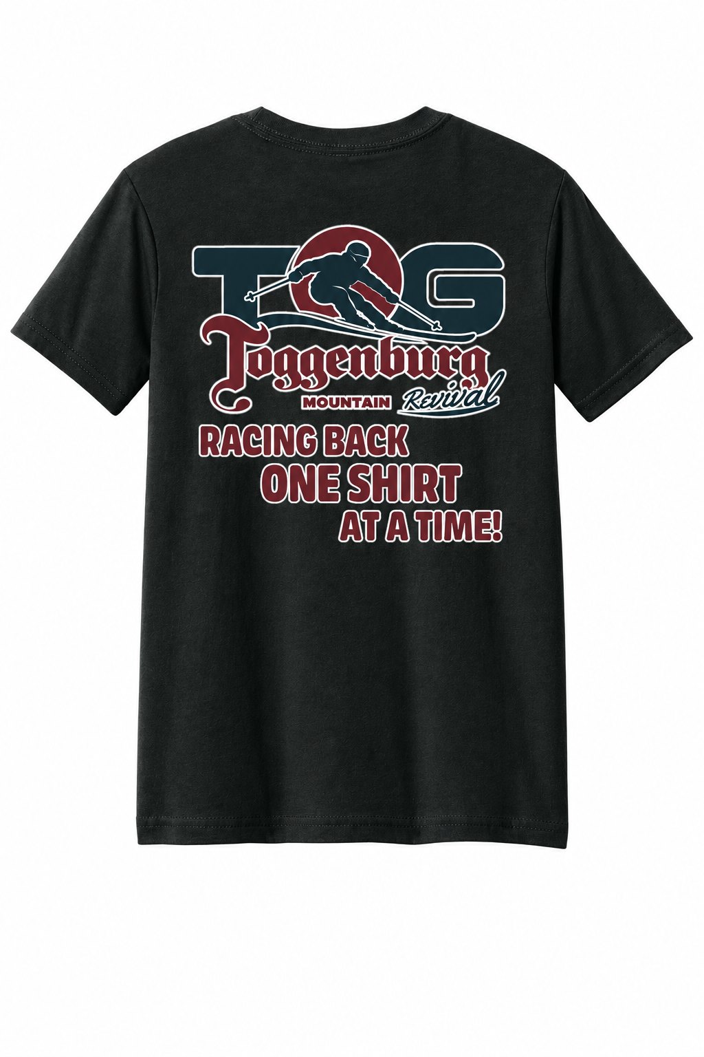 Tog's Revival Tee (Youth) in Black, back