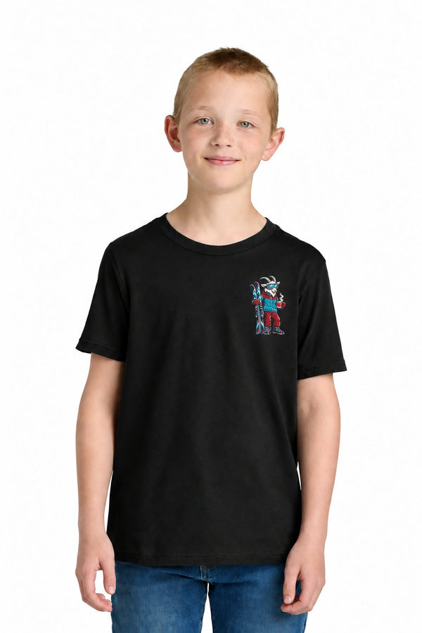 Tog's Revival Tee (Youth) in Black, front on model