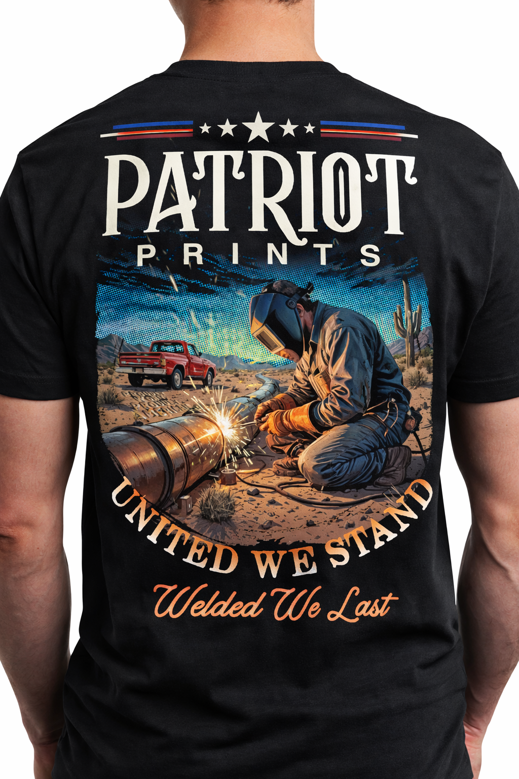 The Welder Tee – Patriot Prints Welder Tribute